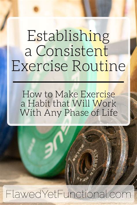 how to keep a consistent workout routine